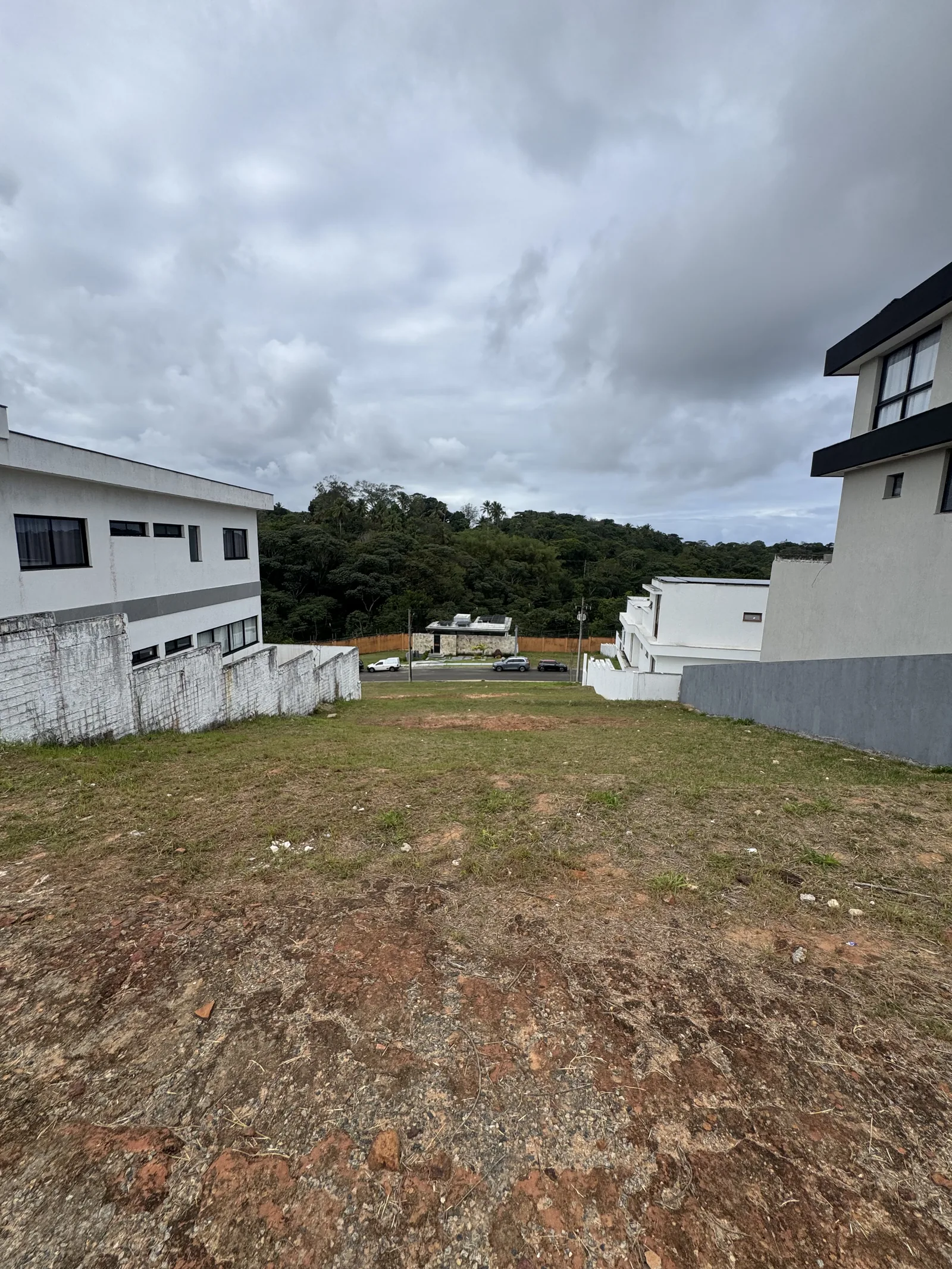 Lote G20 do Alphaville LN3 visto em direção à área verde